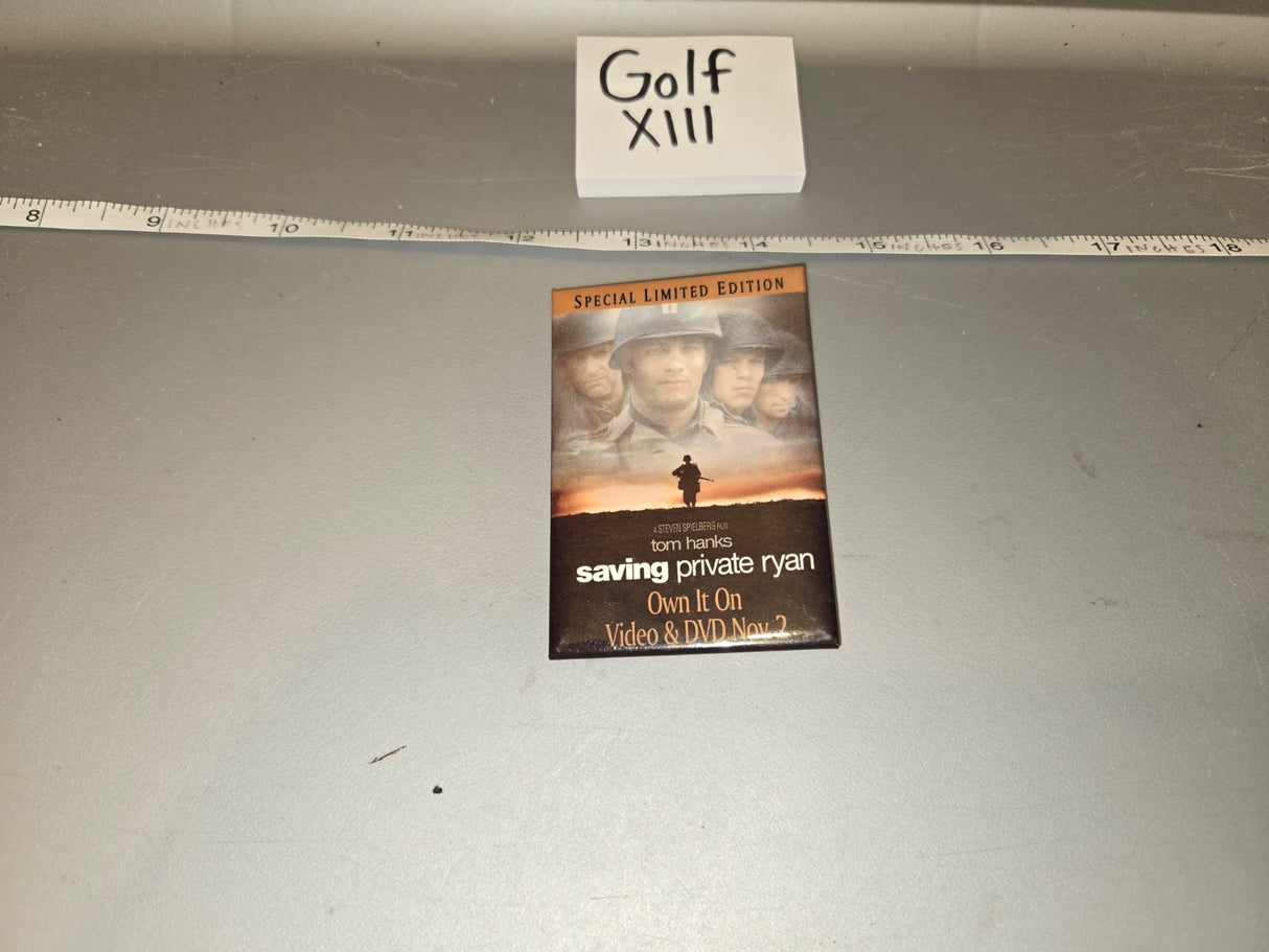 Saving Private Ryan Special Limited Edition Promotional Pin Button - Golf XIII