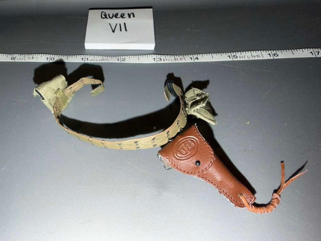 1/6 Scale WWII US Pistol Belt with M1916 Holster - Queen VII