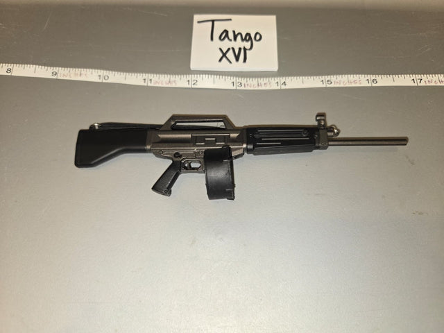 1/6 Scale Modern Era Saiga-12 Semi-Automatic Shotgun with Drum Magazine - Tango XVI