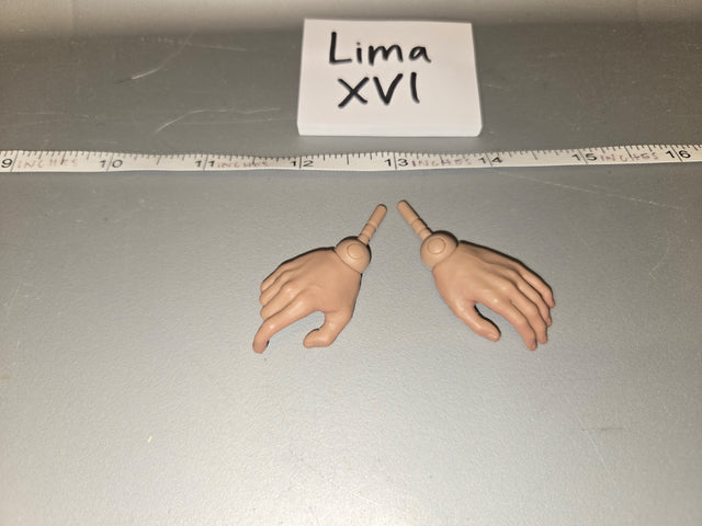 1/6 Scale Female Open Relaxed Hands - Lima XVI