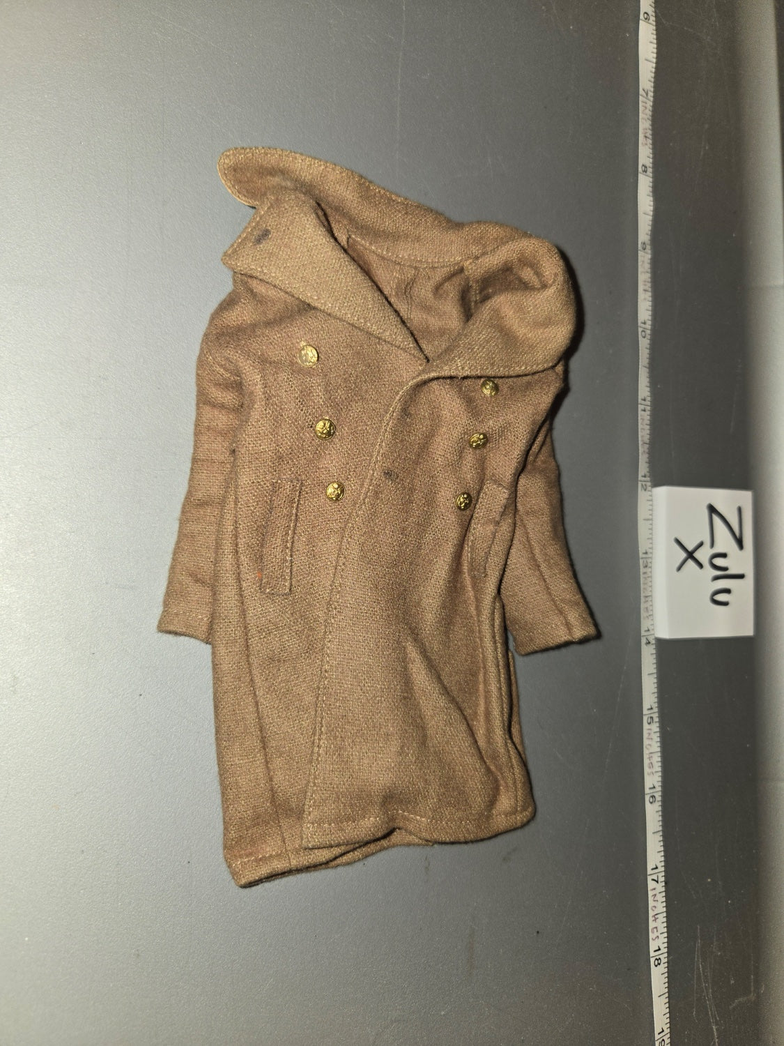 1/6 Scale WWII German Afrika Korps Brown Greatcoat - N3c x
