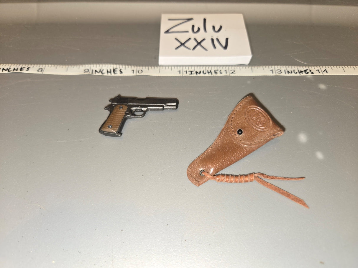 1/6 Scale WWII US .45 Pistol and Holster