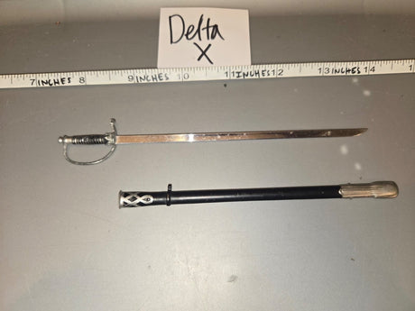 1/6 Scale Napoleonic Era Cavalry Saber and Scabbard - Delta X