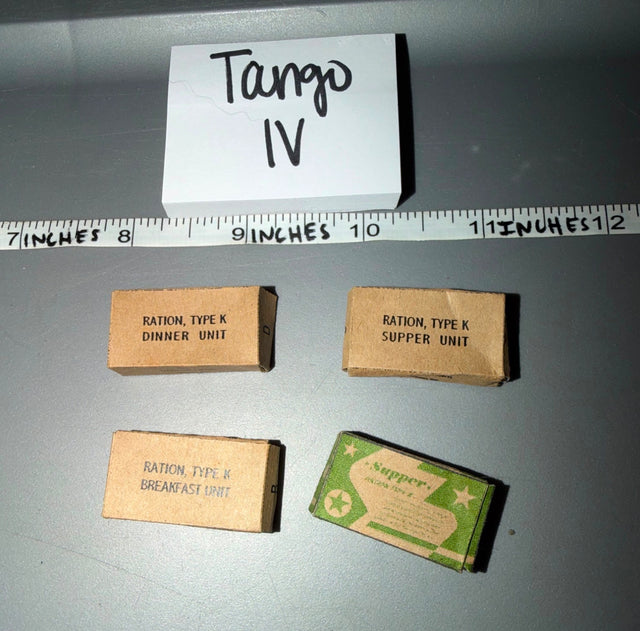 1/6 Scale WWII US K-Ration Set - Tango IV