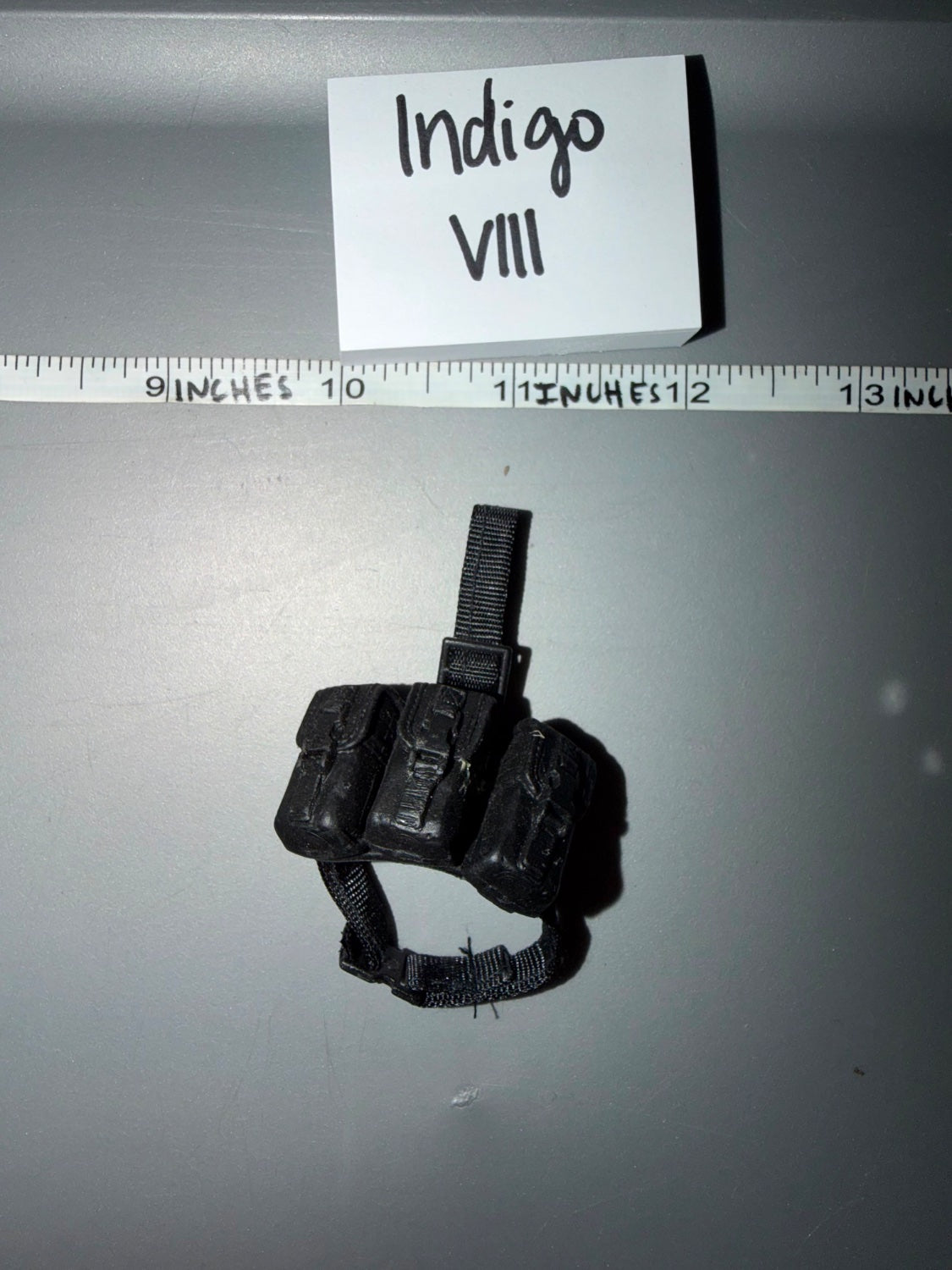 1/6 Scale Modern Era Drop Leg Double Magazine Pouch - Indigo VIII