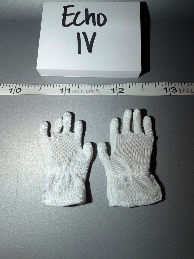 1/6 Scale White Formal Dress Gloves