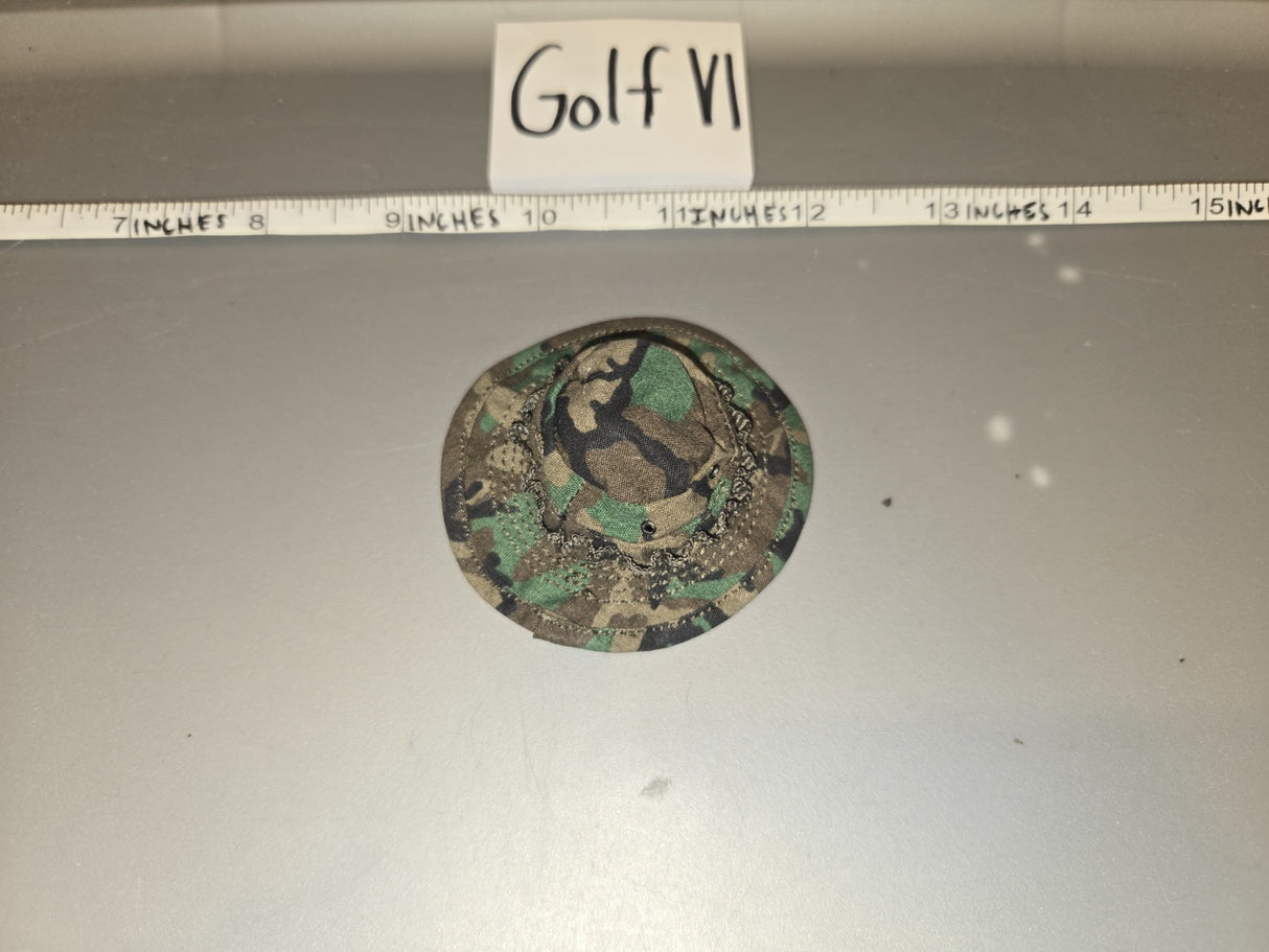 1/6 Scale Modern Era Woodland Camouflage Boonie Hat - Golf VI