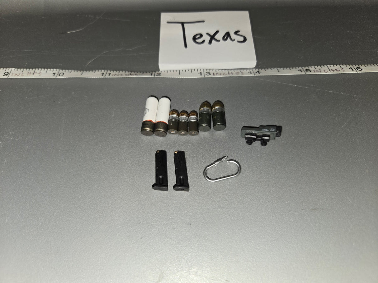 1/6 Scale Modern Era Ammunition and Accessories Lot - Texas