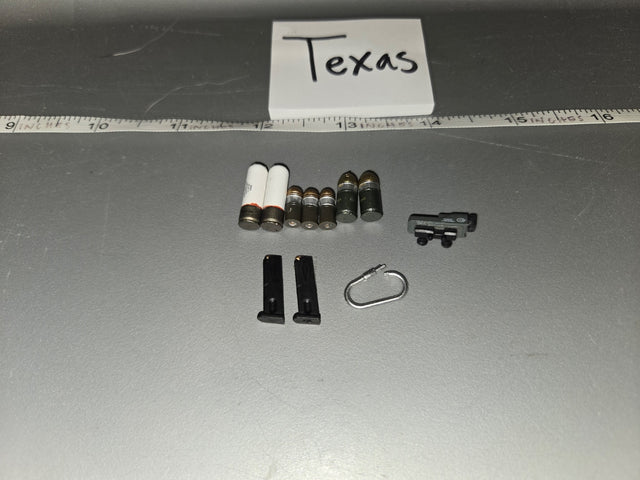 1/6 Scale Modern Era Ammunition and Accessories Lot - Texas