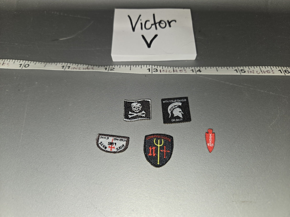 1/6 Scale Modern Era Military Patches Set - Victor V