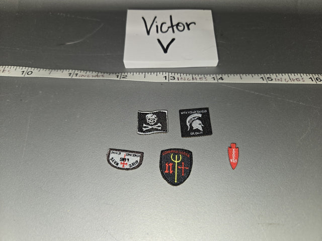 1/6 Scale Modern Era Military Patches Set - Victor V