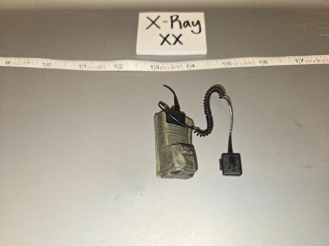 1/6 Scale Modern Era Radio with PTT Switch in Pouch - X-Ray XX
