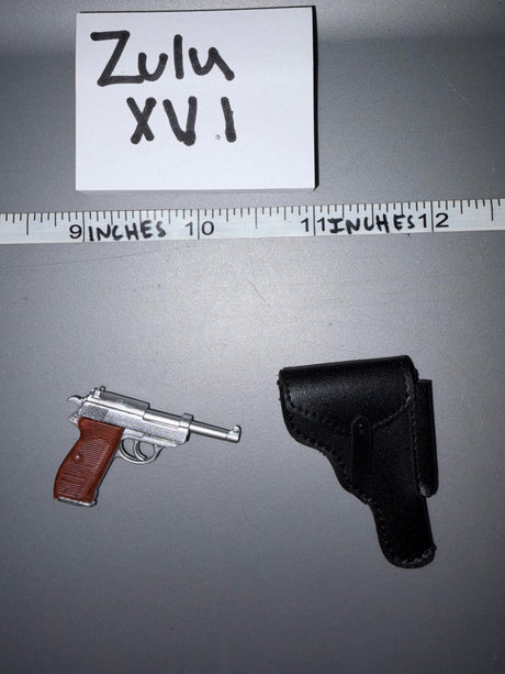 1/6 Scale WWII German Walther P38 Pistol and Holster