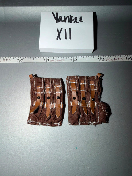 1/6 Scale WWII German Kar98k Triple Ammunition Pouches