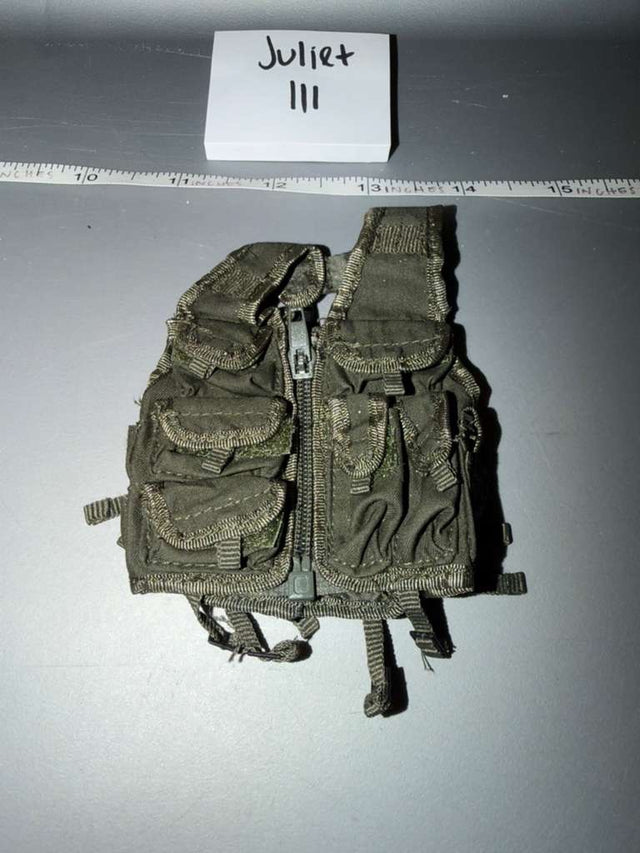 1/6 Scale Modern Era Tactical Olive Drab Assault Vest - Juliet III