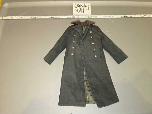 1/6 Scale WWII German Grey Officer Greatcoat - Whiskey XVII