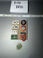 1/6 Scale Modern US Military TACP JTAC CCT Commando Patch Lot - Kilo XXIII