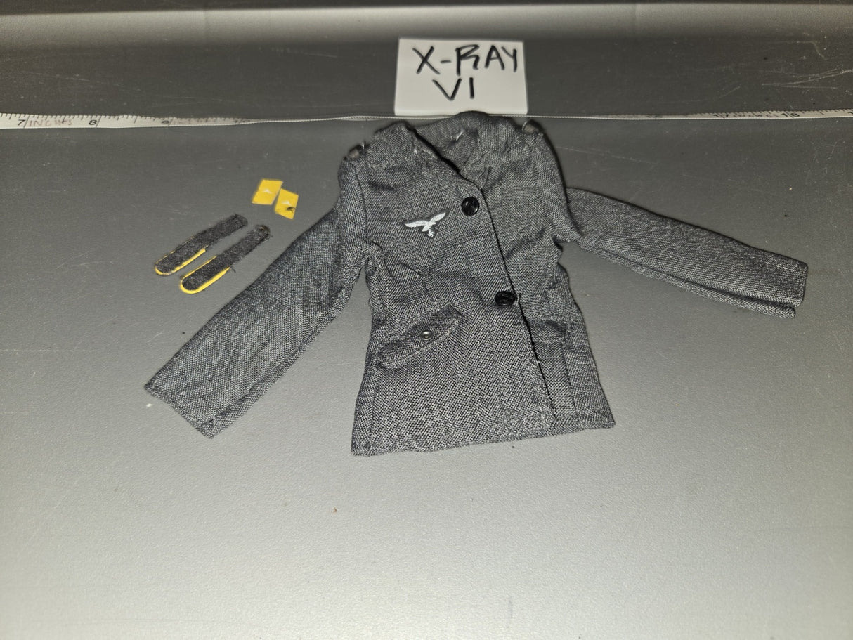 1/6 Scale WWII German Luftwaffe Tunic with Shoulder Boards and Insignia - X-RAY V1