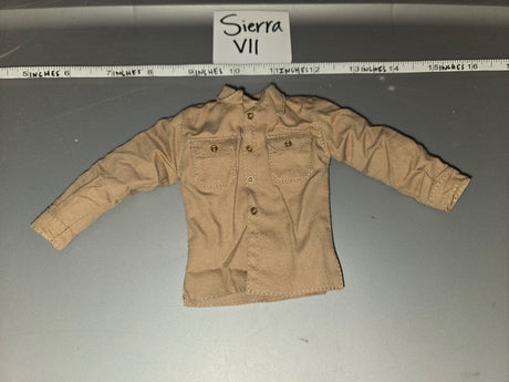 1/6 Scale WWII US Khaki Uniform Shirt - Sierra VII