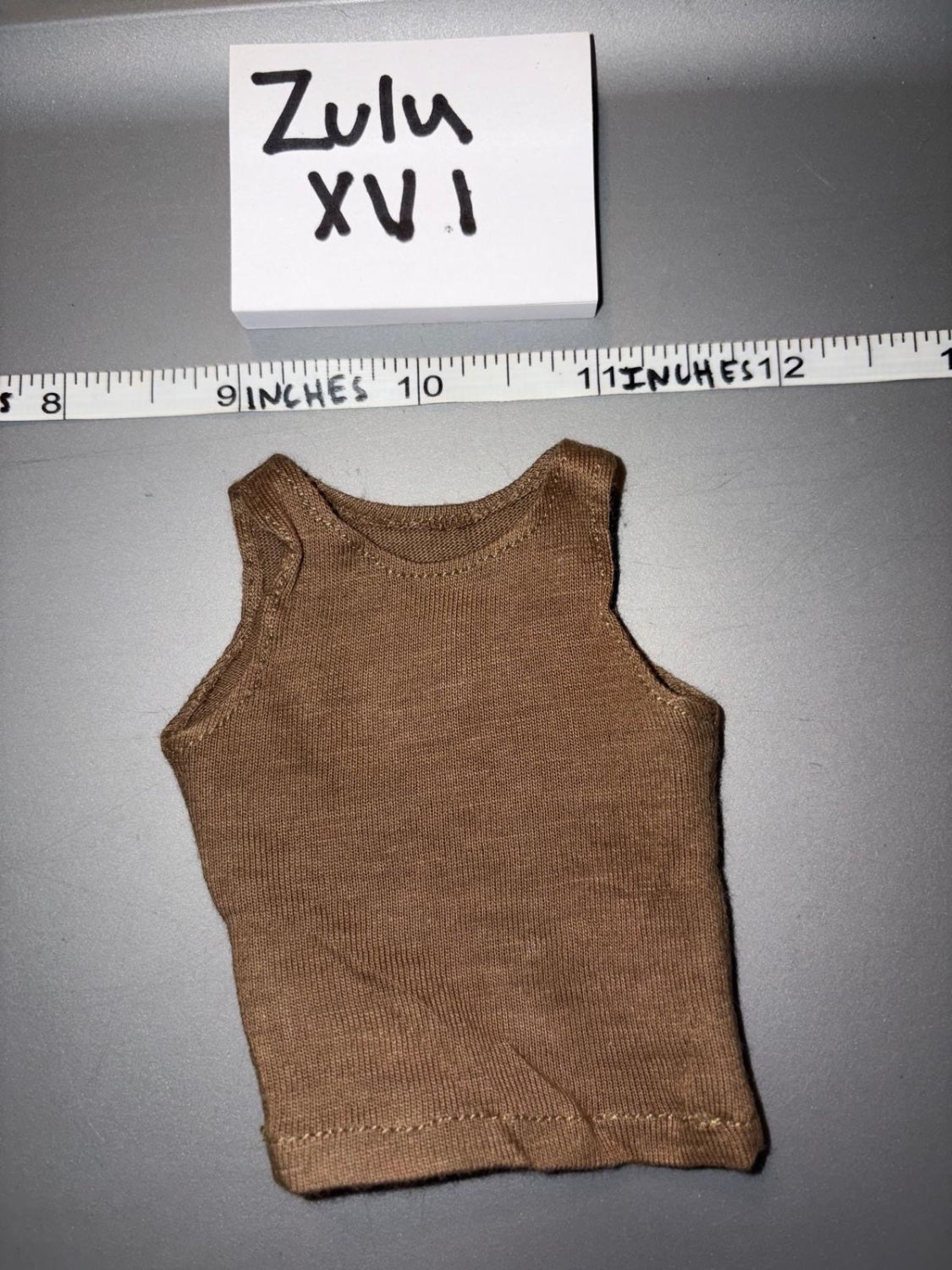 1/6 Scale Modern Era Brown Tank Top