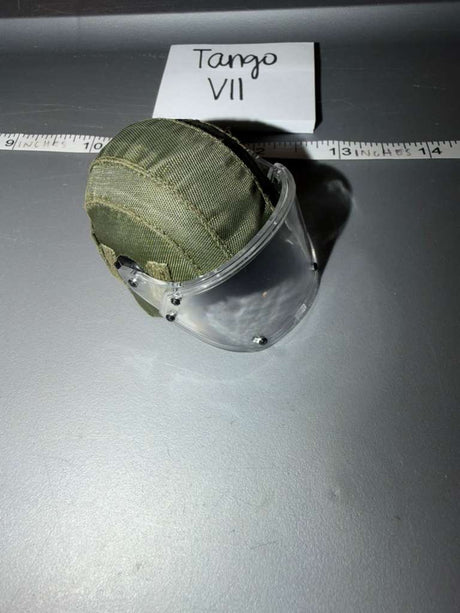 1/6 Scale Vietnam Era US Helmet with Face Shield - Tango VII