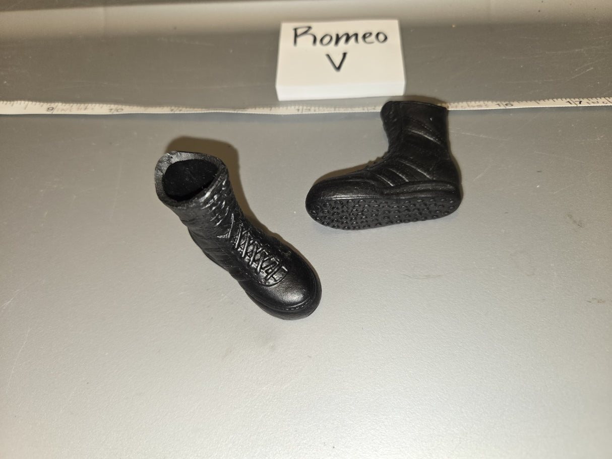 1/6 Scale Modern Military Tactical Lace-Up Combat Boots - Romeo V