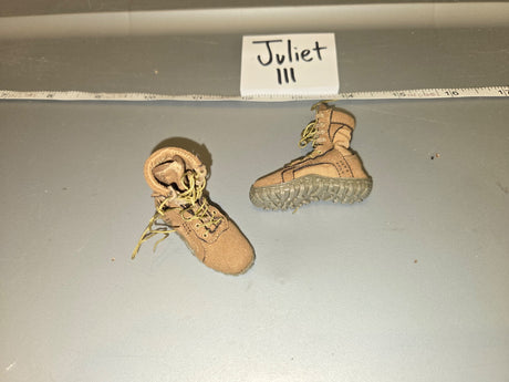 1/6 Scale Modern Era Desert Tan Combat Boots - Juliet III