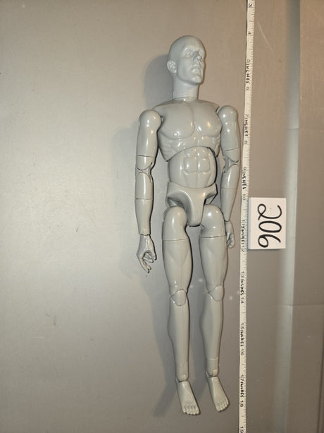 1/6 Scale Nude Male BBI Grey Art Figure Body with Head Sculpt - 206