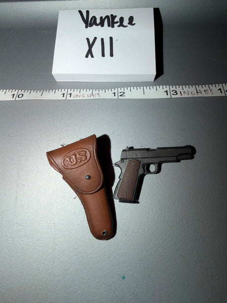 1/6 Scale WWII US .45 Pistol and Holster