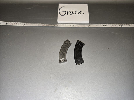 1/6 Scale WWII Russian AK-47 Curved Rifle Magazine Lot - Grace