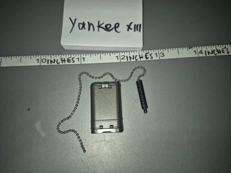 1/6 Scale WWII US Zippo Lighter with Chain and Flint