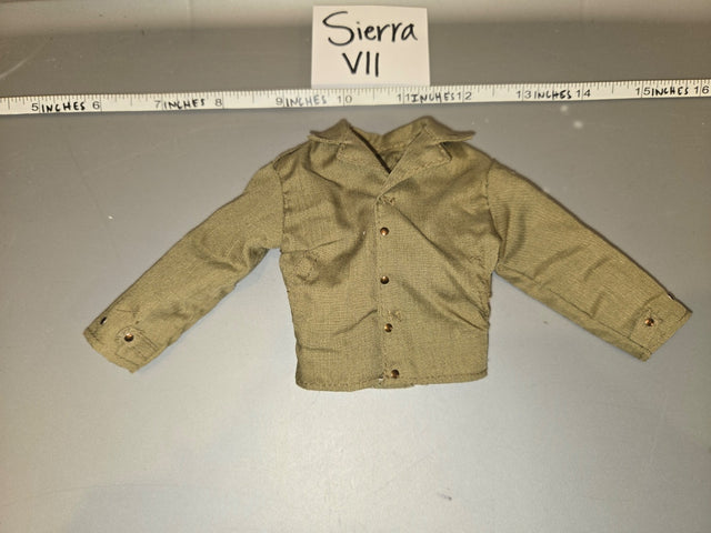 1/6 Scale WWII US Khaki Uniform Field Shirt - Sierra VII