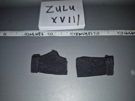 1/6 Scale Modern Era Black Fingerless Gloves Set - Zulu XVII