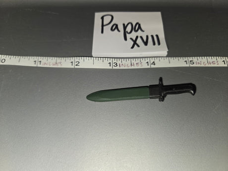 1/6 Scale Vietnam US M7 Bayonet with Scabbard - Papa XVII
