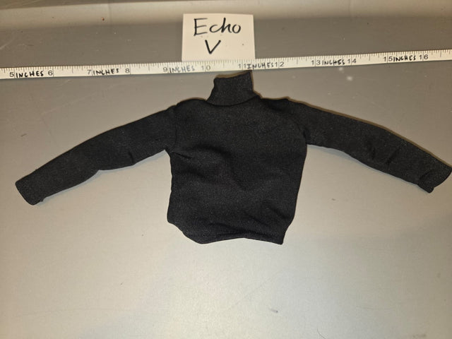 1/6 Scale Modern Era Black Turtleneck Sweater - Echo V