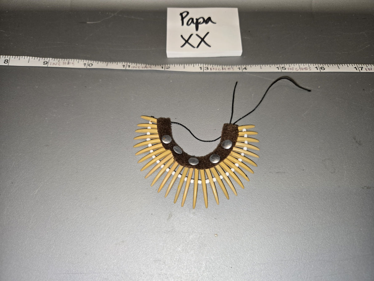 1/6 Scale Native American Bear Claw Necklace - Papa XX