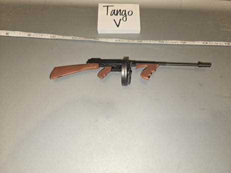 1/6 Scale WWII US Thompson Submachine Gun with Drum Magazine - Tango V