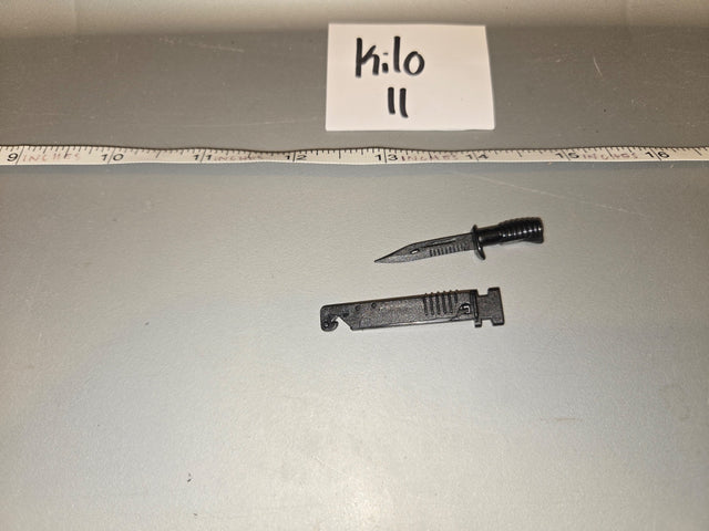 1/6 Scale Modern Era M9 Bayonet and Scabbard - Kilo II
