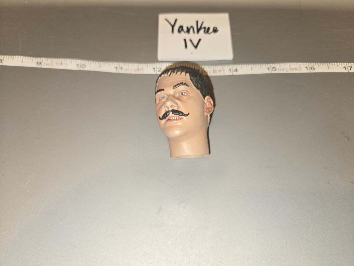 1/6 Scale Male Head Sculpt with Mustache - Yankee IV
