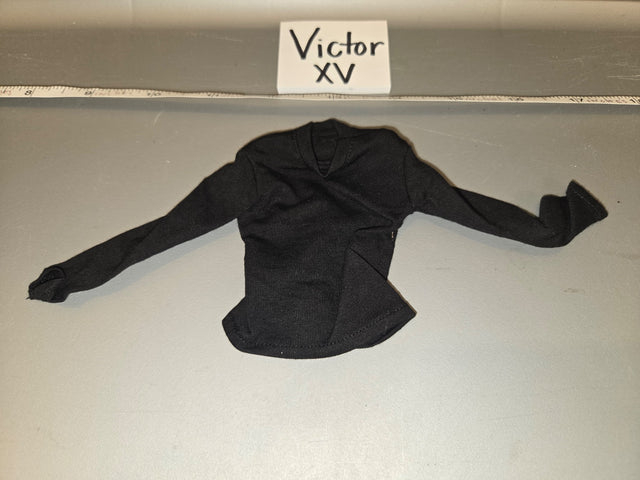 1/6 Scale Modern Era Black Long Sleeve V-Neck Shirt - Victor XV