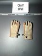 1/6 Scale Modern Era Tan Tactical Gloves - Golf XVI