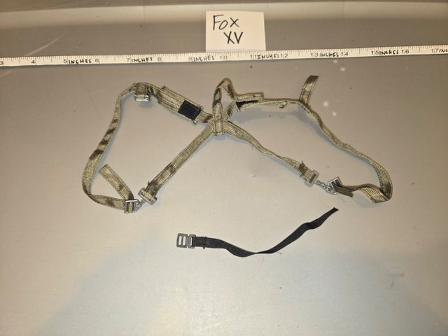 1/6 Scale Modern Era Military Helmet Retention Strap Set - Fox XV