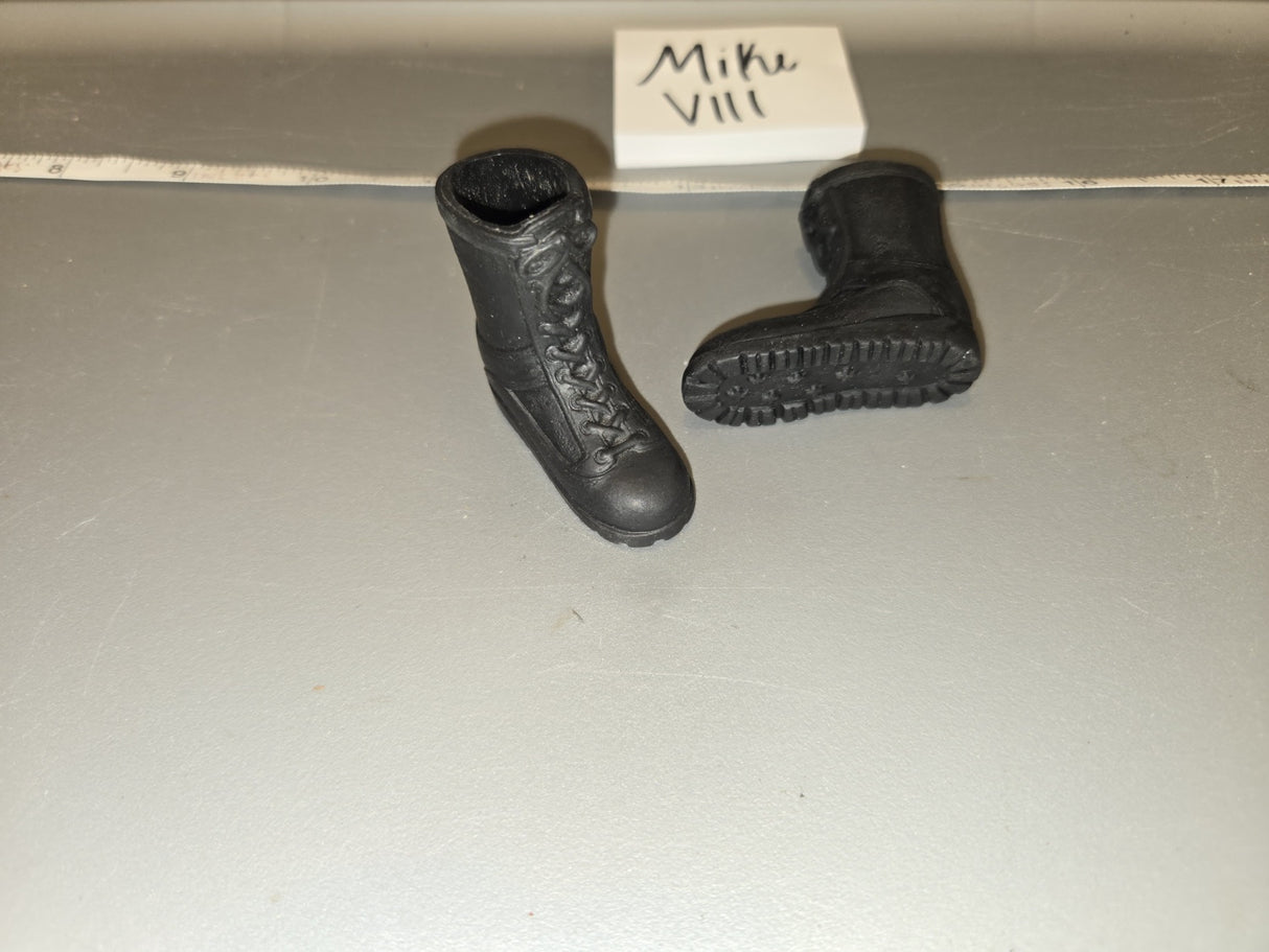 1/6 Scale Modern Era Black Combat Boots - Mike VIII