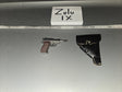 1/6 Scale WWII German Walther P38 Pistol and Holster - Zulu IX