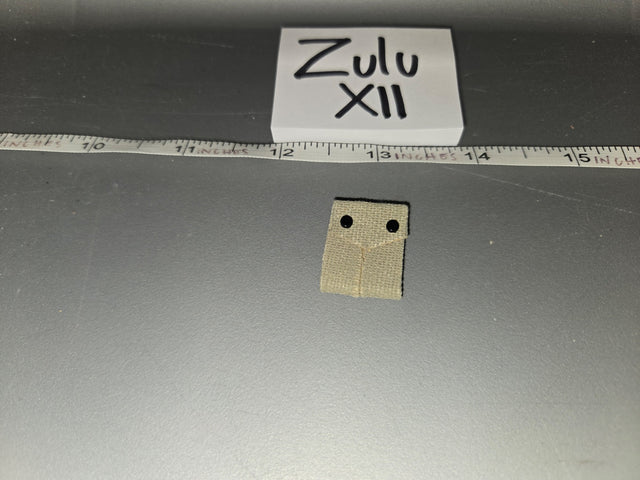 1/6 Scale Modern Era Tan MOLLE Utility Pouch - Zulu XII