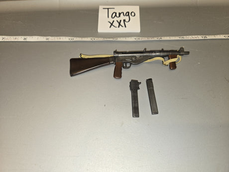 1/6 Scale WWII British Sten Gun with Sling and Magazines - Tango XXI