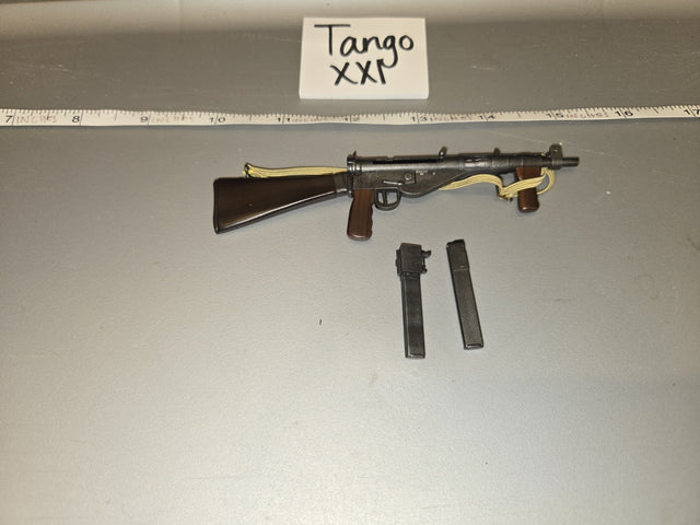 1/6 Scale WWII British Sten Gun with Sling and Magazines - Tango XXI