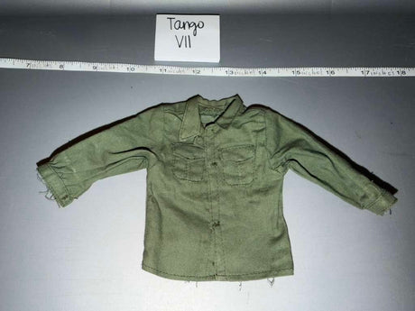 1/6 Scale WWII US Army OD Green Field Shirt - Tango VII
