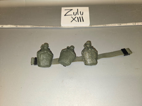 1/6 Scale Vietnam Era US Canteen and Cover Belt Set - Zulu XIII