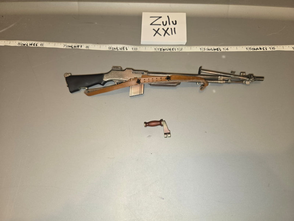 1/6 Scale WWII US Browning Automatic Rifle BAR with Bipod and Sling